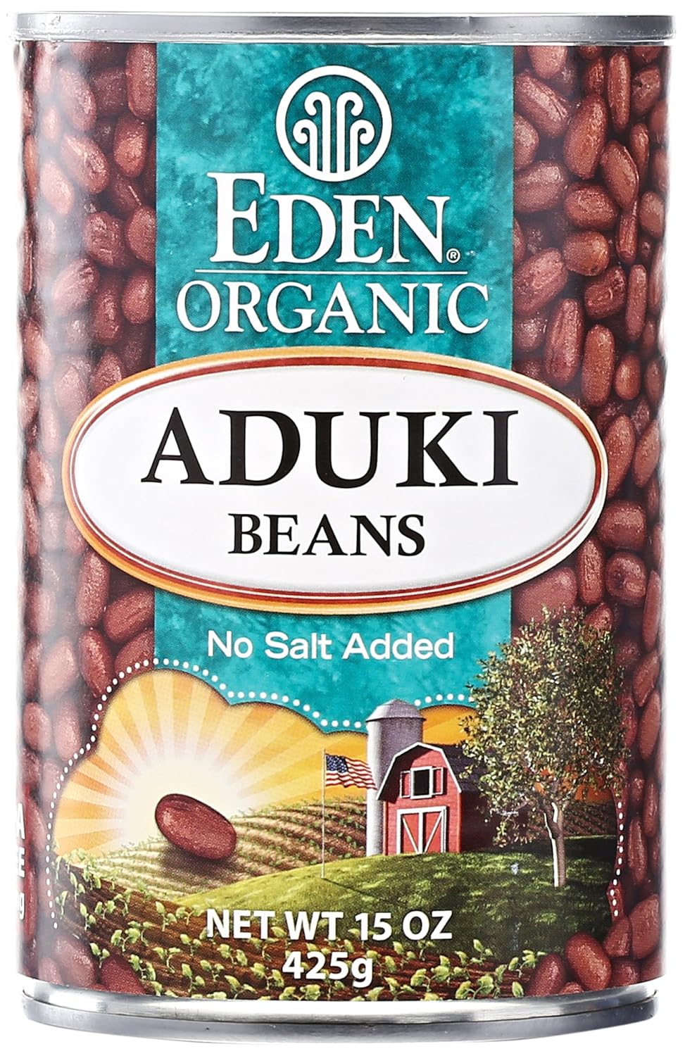 Eden Organic Aduki Red Beans, 15 oz Can, (Azuki, Adzuki
