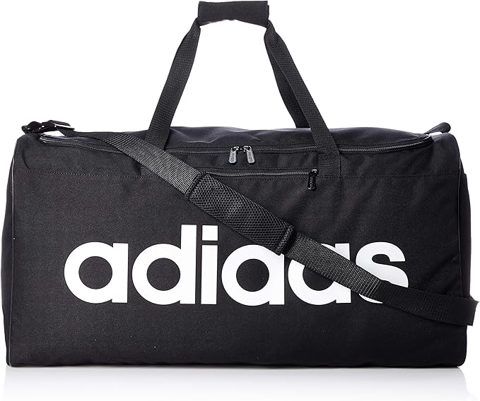 adidas Linear Core Sac de sport grand format, 65 cm, Black/Black/White
