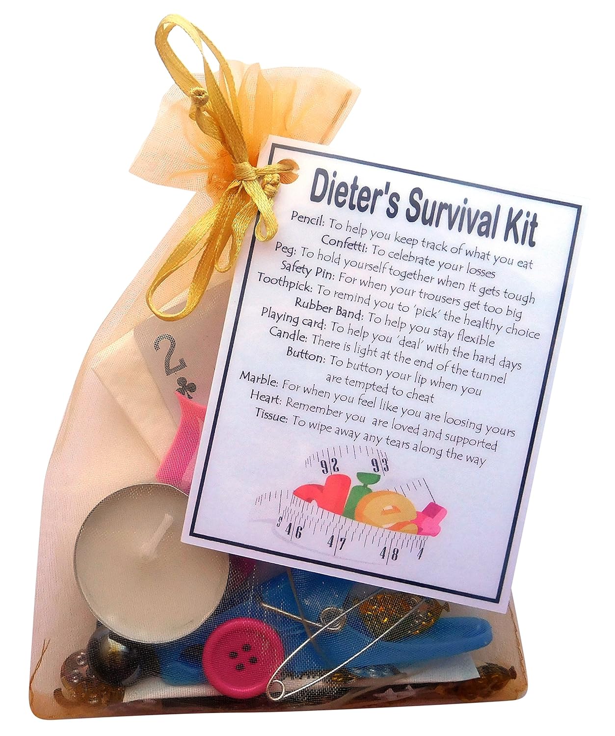 Novelty gift for dieter, weight loss gift, diet motivation, dieting