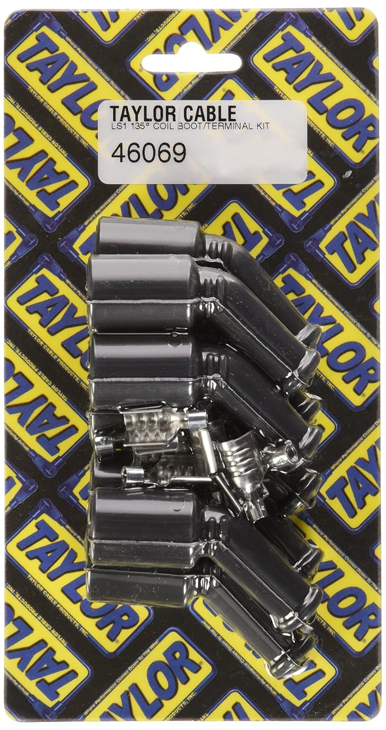 Amazon.com: Taylor Cable (46069) 135° Gray Spark Plug Boot/Terminal Kit for  LS1/LT1 Engine: Automotive