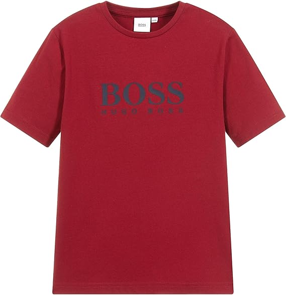 red hugo boss tshirt