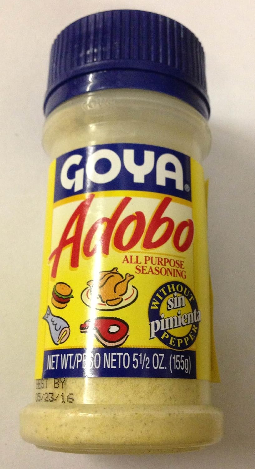 Goya Adobo Without Pepper 5.5 ounces Adobo Sin Pimienta