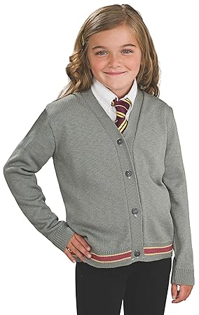 Original Lizenz Harry Potter Hermine Granger Strickjacke und Krawatte Kinderkostüm - Größe 140