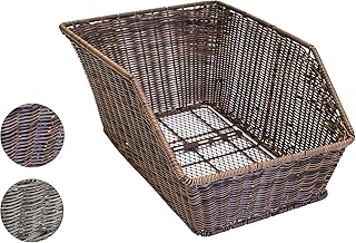 Büchel Fahrrad-Schultaschenkorb, hochwertiges Polyrattan