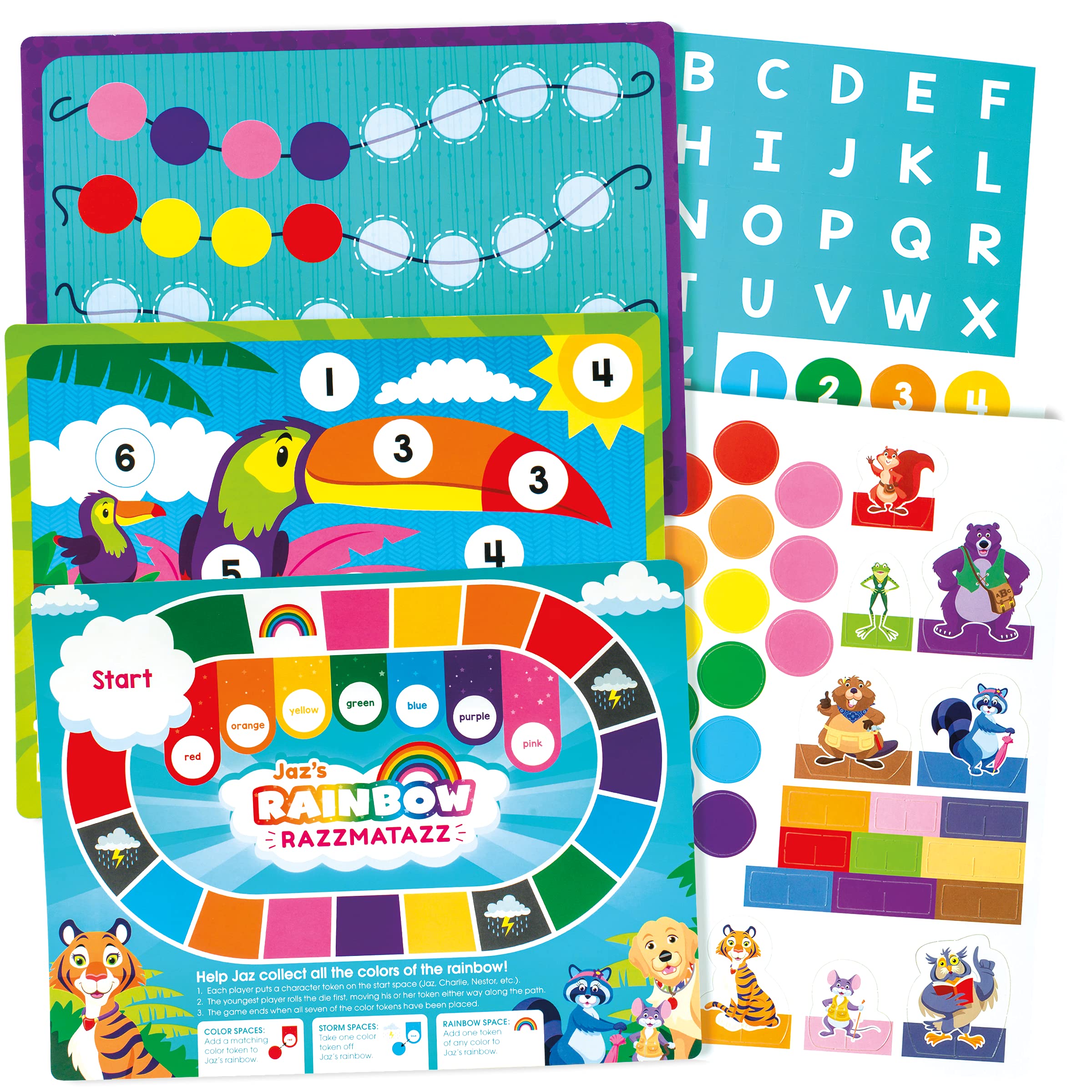 School Zone Full Learning Program for Preschool: Curriculum Set of Workbooks, Flash Cards, Early Reading, Educational Games, Write & Reuse, Alphabet, Numbers, Math, Colors, Shapes, Stickers, and More