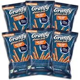 Gratify Gluten Free Pretzel Sticks, Vegan, Kosher - 10.5 Oz Bag (Pack of 6) | GF Pretzel Snack Bags, Gluten-Free Mix for Adults &amp; Kids, Hummus Dip, Individual Packs, Vegan Friendly