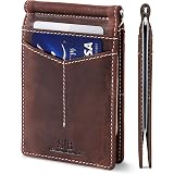 Slim Bifold Leather Wallet For Men - RFID Blocking With Money Clip, Minimalist Design - View #9