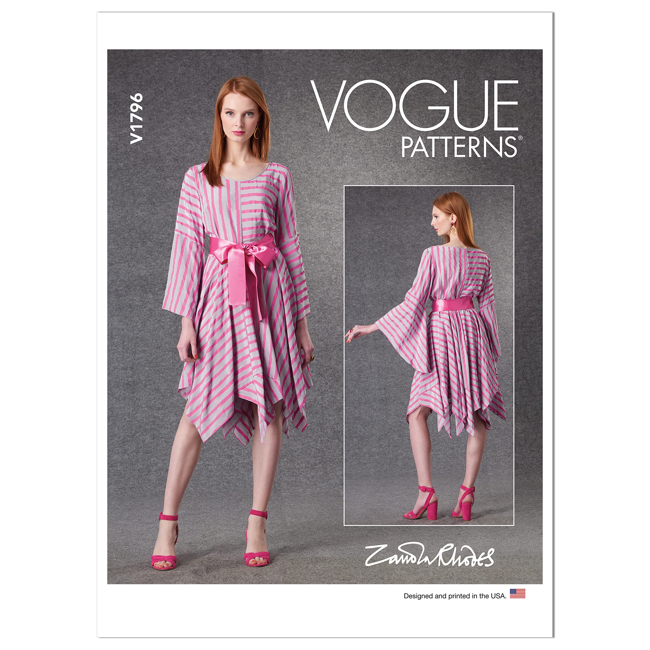 Vogue Patterns V1796ZZ Misses Dress ZZ (L-XL-XXL)