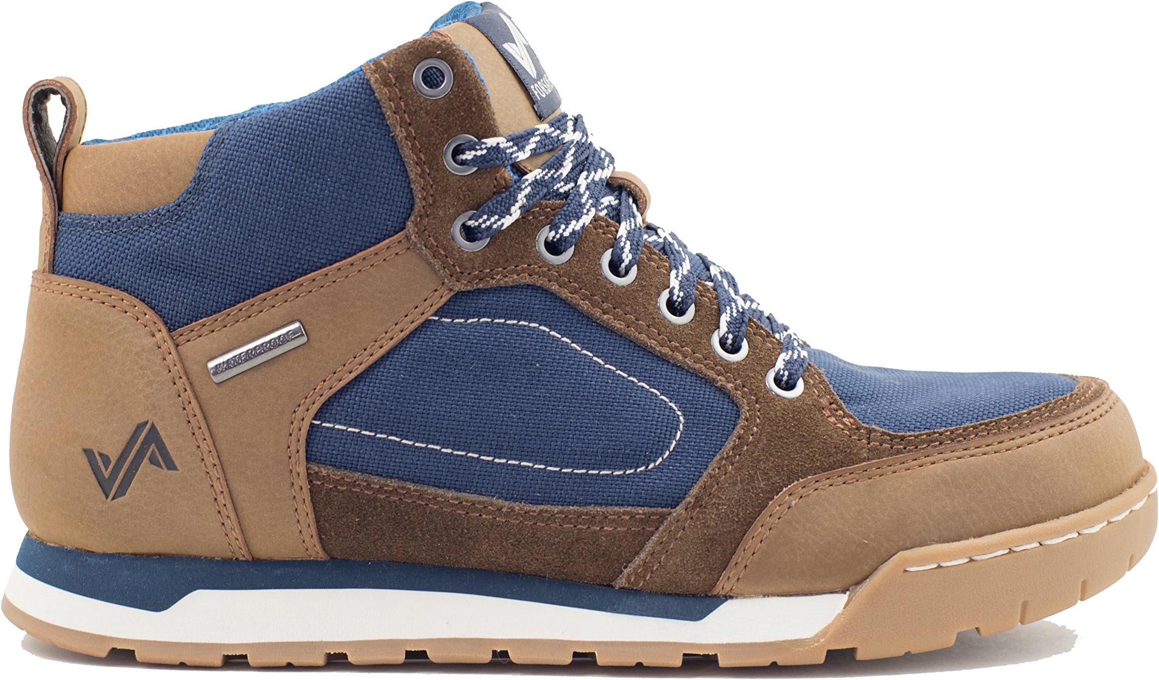 Forsake Mens Clyde Brown/Navy Hiking Shoe - 9