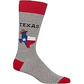 Hot Sox Men's Fun Sports and Athletics Crew Socks (1-Pair)