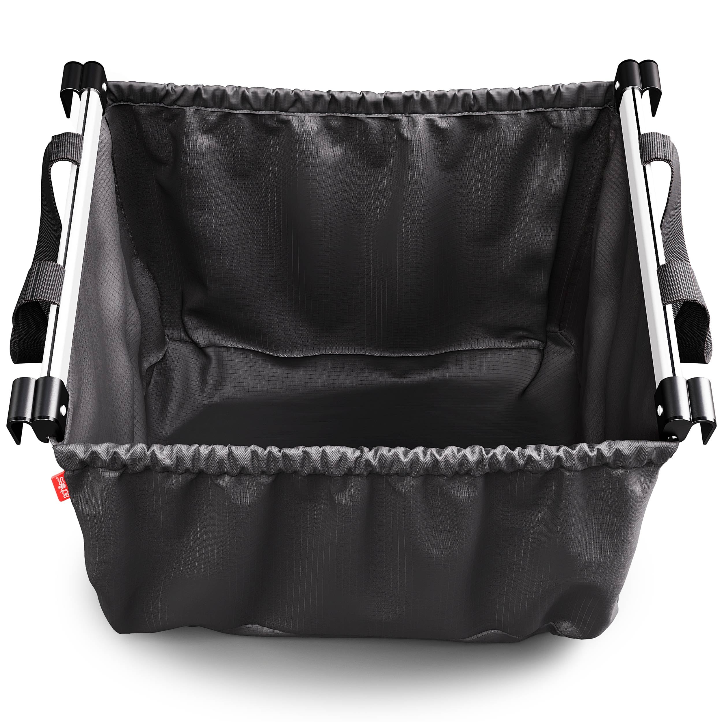 achilles Easy-Shopper Alu Shopping cart Bag Easy-Shopper Alu Trolley Bag Shopping Bag Suitable for All Common Shopping carts Black 33x50x38 cm