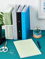Silvine A4 Exercise Book 80 Pages Ruled with Margin Green Pack of 10 view 3