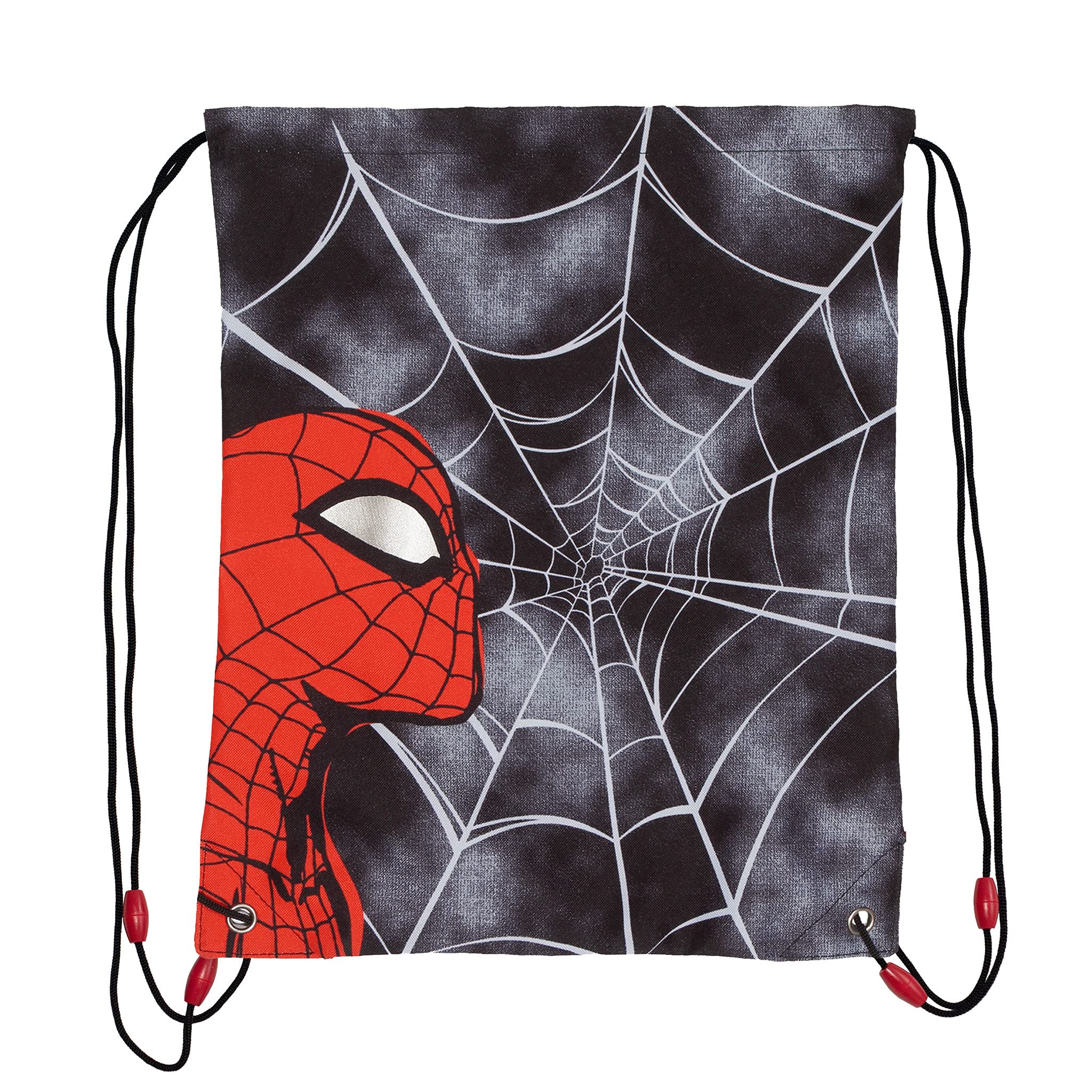 Popgear Boy's Marvel Comics Spiderman Web Head Boys Gym Bag | Official Merchandise Luggage Kids Luggage, Black, One Size UK