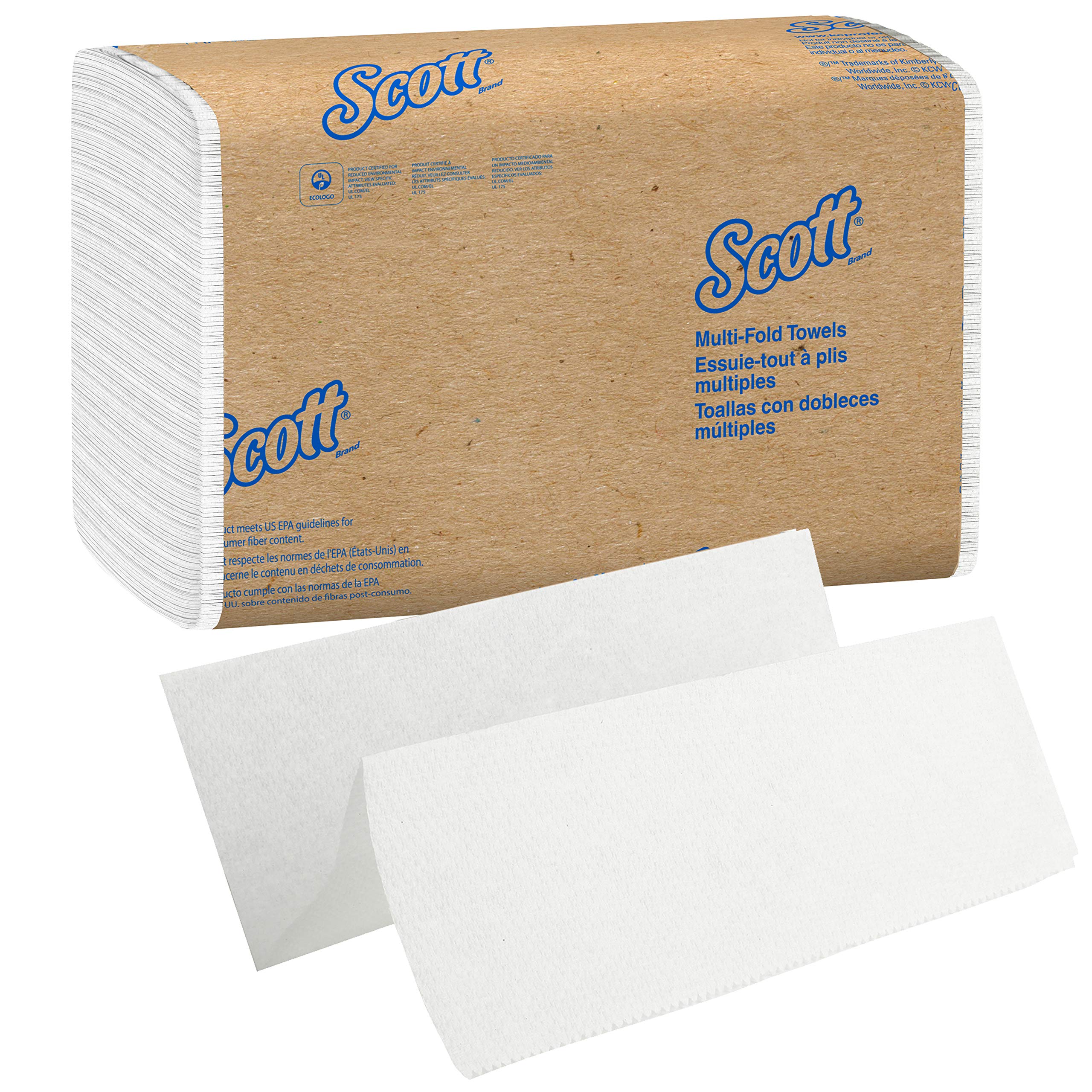 Scott Multifold Paper Towels (01804) with FastDrying Absorbency