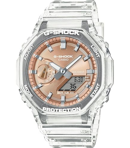 Amazon.com: G-Shock GA2100-7A White One Size : Clothing, Shoes