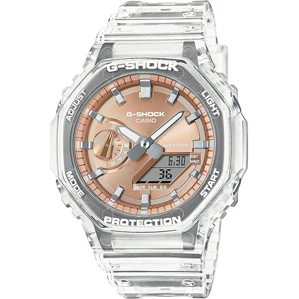 Amazon.com: Casio G-Shock Octagonal Silver Dial Translucent