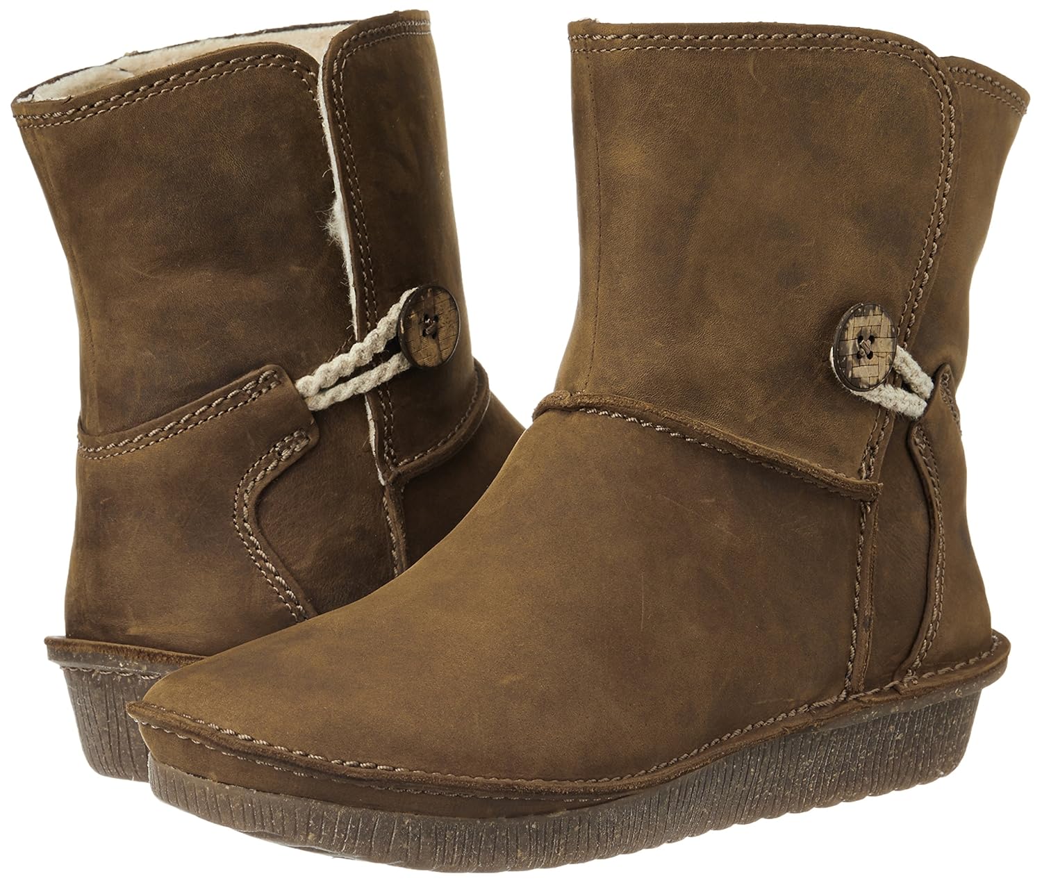 clarks women's lima caprice leather boots