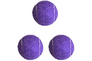 HPWFHPLF Tennis Balls, 3 Pack Practice Tennis Balls for Beginners, Training Playing Tennis Balls for Pet Dogs
