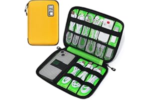 CILLA Travel Cord Organizer Case, Electronics Organizer Travel, Compact Electronics Accessories Bag for Cable, Cord, Charger, Phone, Hard Drive