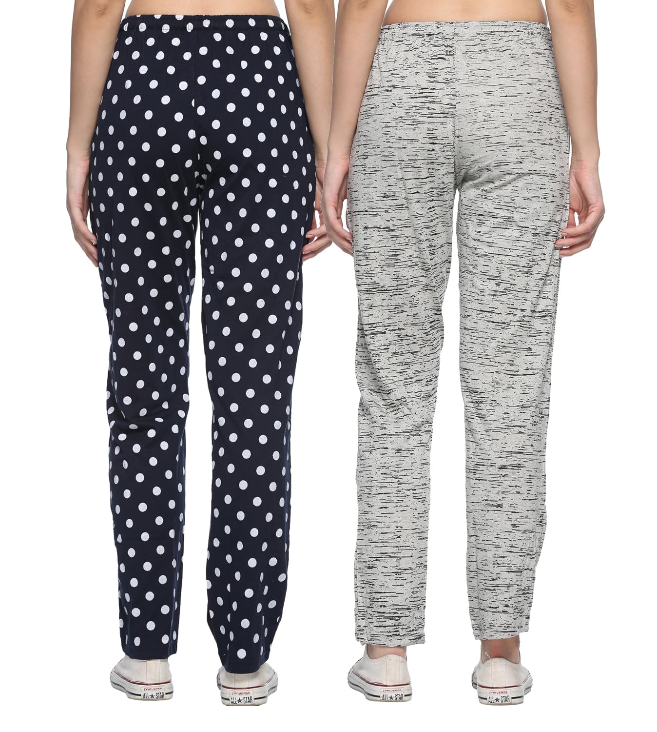 shaun women's cotton track pants (pack of 2)