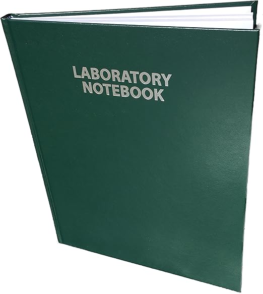 Scientific Notebook Company, Laboratory Notebook, Green
