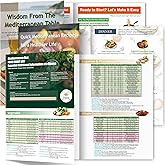 2026 Mediterranean Diet for Beginners – Food List Chart and Meal Planner | 3 Count Laminated Healthy Eating Guide – by MapeloreCrafted