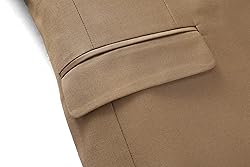 MOGU Mens 2 Piece Suit Slim Fit Double Breasted