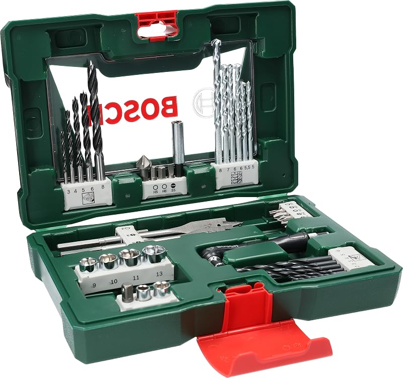 Bosch 41 pc Titanium Drill and Screwdriver Bit Set V-Line with Angle Driver