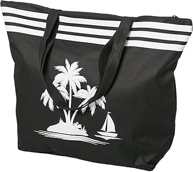 amazon beach bags with zip