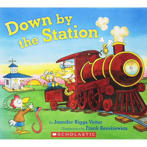 Down by the Station 絵本　英語 英語絵本『Down by the Station』CD試聴 - YouTube