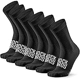 ROCKBROS Cycling Socks for Men Women Breathable Wicking Bike Socks, Compression Fit, Tall Crew, Road to Sky Series