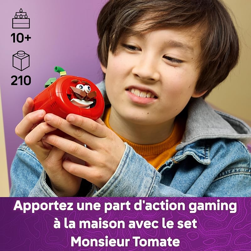 Fortnite Monsieur Tomate - Jouet de Construction - Figurine Interactive avec Restaurant - Décoration de Chambre d'enfant ou de Bureau - Cadeau Gaming pour Garçon, Fille dès 10 Ans ou Fan 77079 — photo 2 sur 8