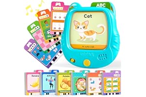 lalalark Talking Flash Cards for Kids 3 4 5 Year Old, Toddler Learning Toys with 136 Sight Words & 64 Games, Montessori Educational Toy for Kids, Preschool Learning Activities, Boys Girls Gifts