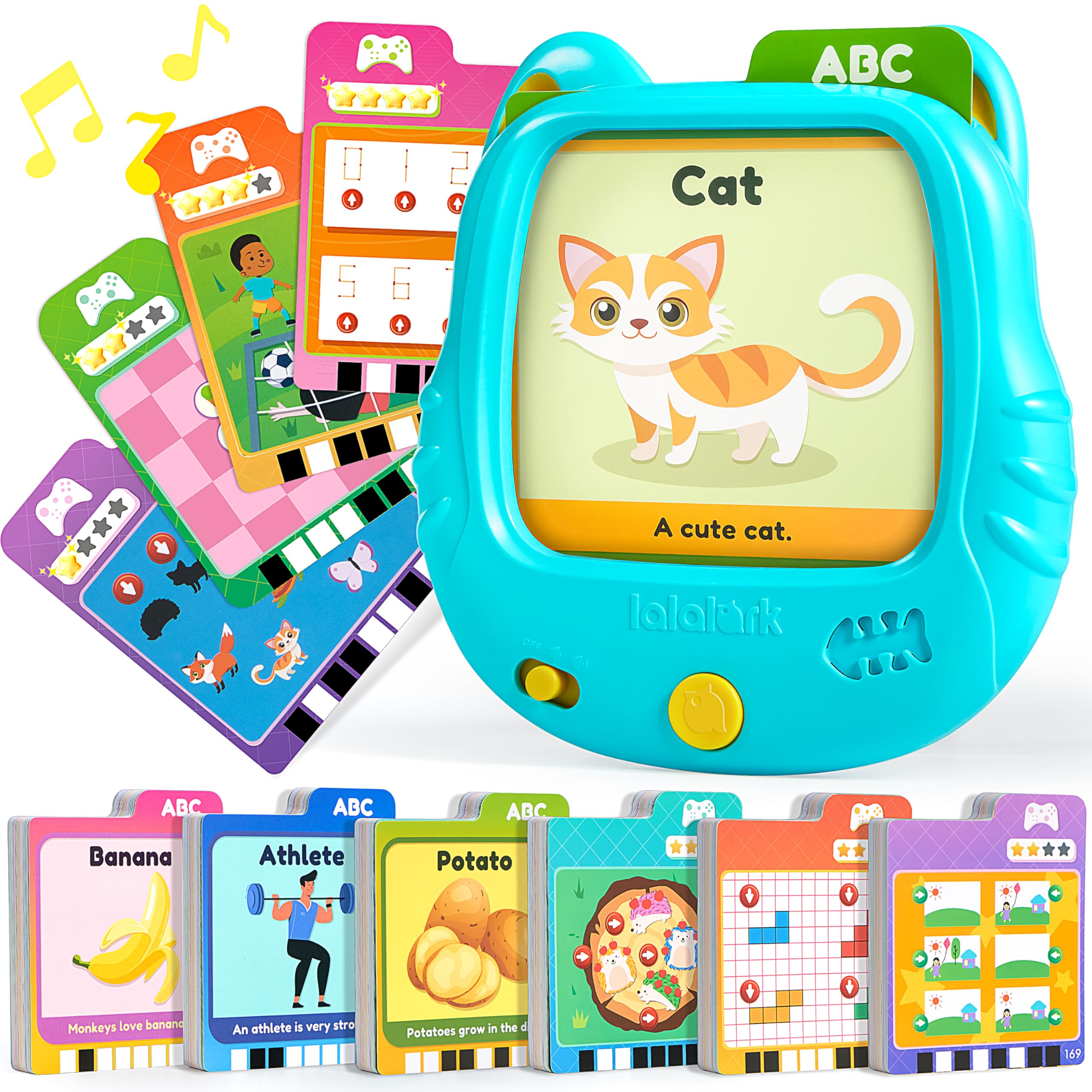 Photo 1 of lalalark Talking Flash Cards for Kids 3 4 5 Year Old, Toddler Learning Toys with 136 Sight Words & 64 Games, Montessori Educational Toy for Kids, Preschool Learning Activities, Boys Girls Gifts