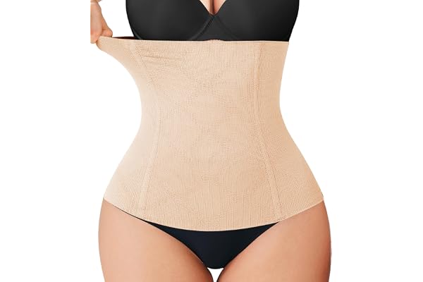 Nebility Women Body Shaper Waist Shapewear Belly Band Tummy Control Postpartum Recovery Cincher