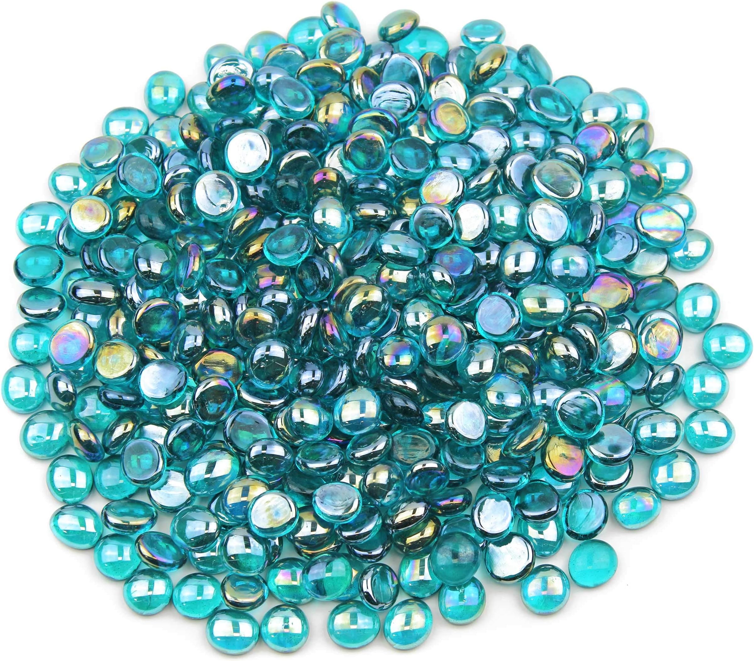 Gemnique Mini Glass Gems - Teal Luster (48 oz.)