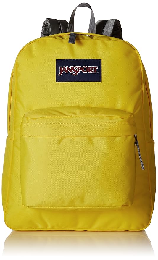 neon yellow jansport backpack