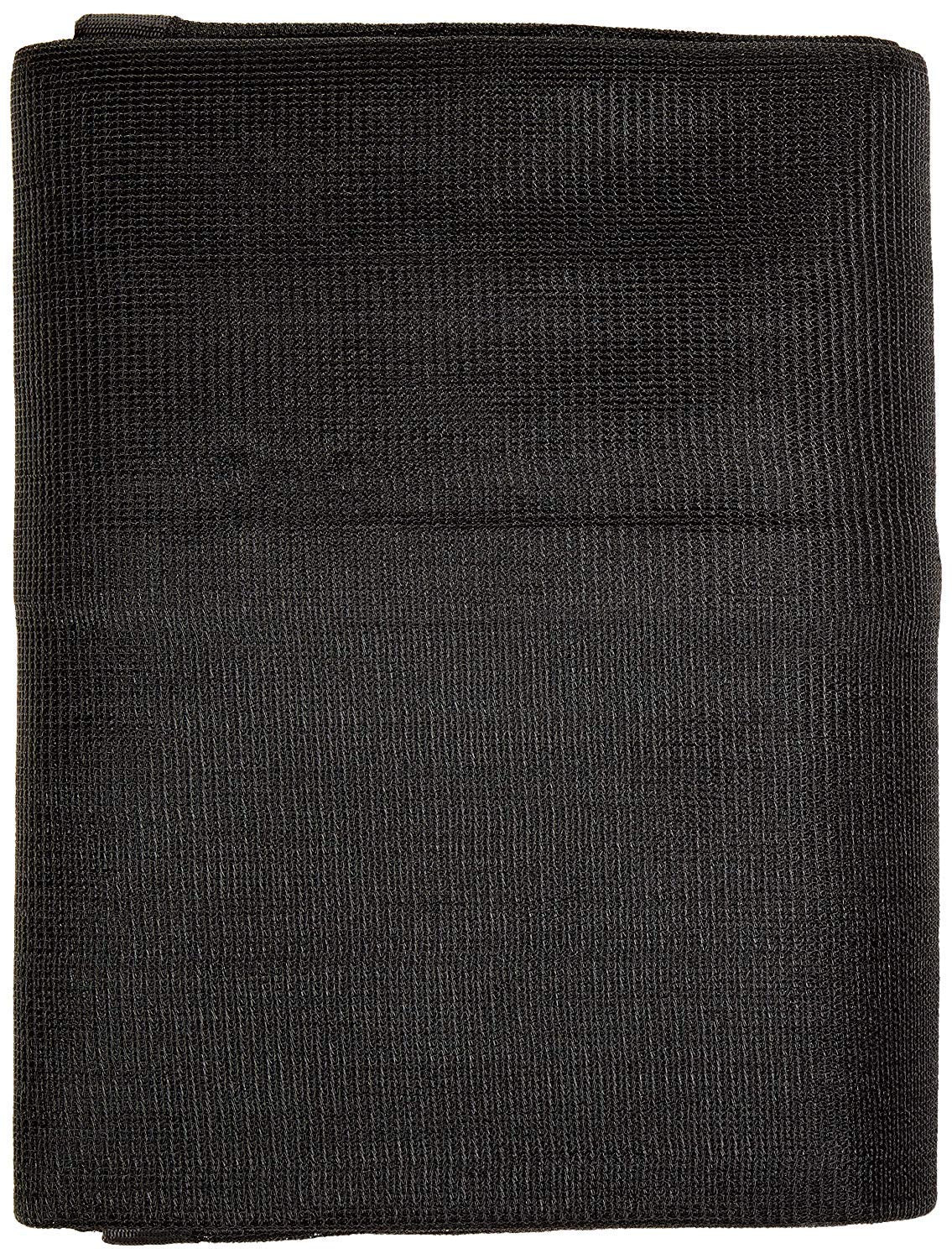 Windscreensupplyco Heavy Duty Black Knitted Mesh Tarp with Grommets 60-70% Shade (8 FT. X 10 FT.)