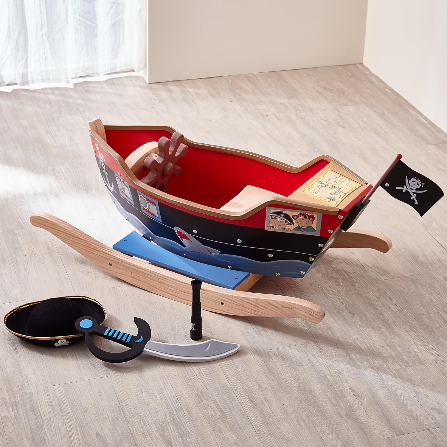 pirate ship ride on toy