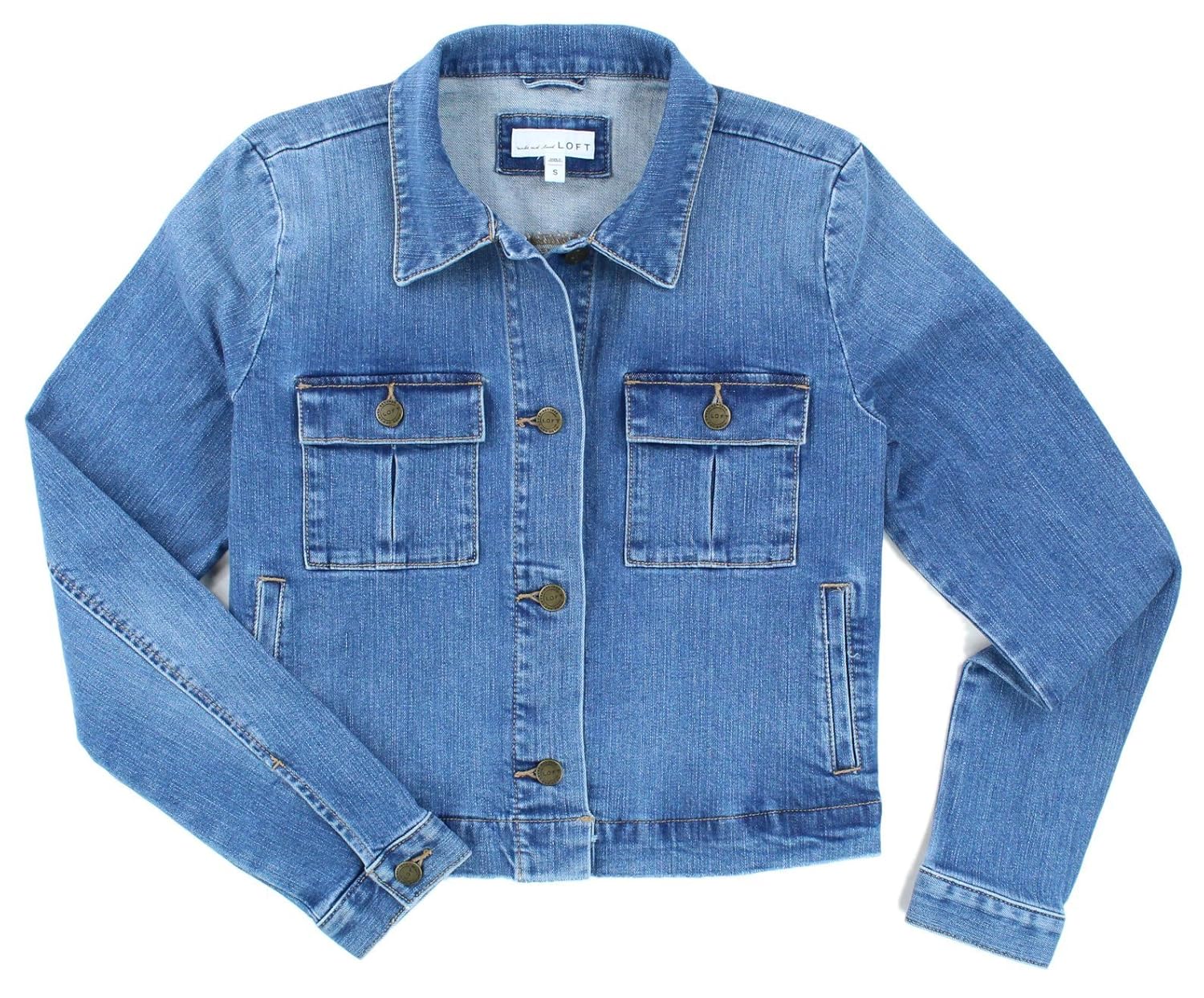 ann taylor loft denim jacket