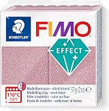 STAEDTLER FIMO Effect Glitter Rose Gold 57g Oven-Hardening Clay