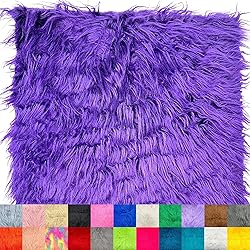 Ice Fabrics Faux Fur Fabric Squares - 10x10 Inches