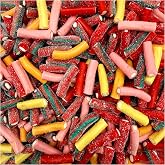 Pencil Bites Gummy Candy, Assorted Fruit Flavors, Chewy Candy, 1 Lb Bag | Sweet &amp; Sour Filled Mini Rope Candy