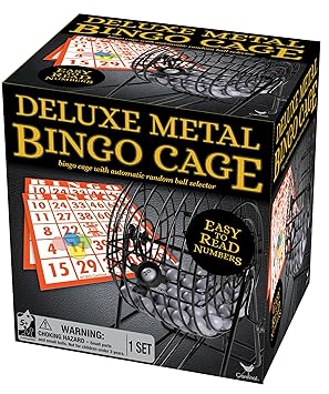 Cardinal Industries Deluxe Wire Cage Bingo Set