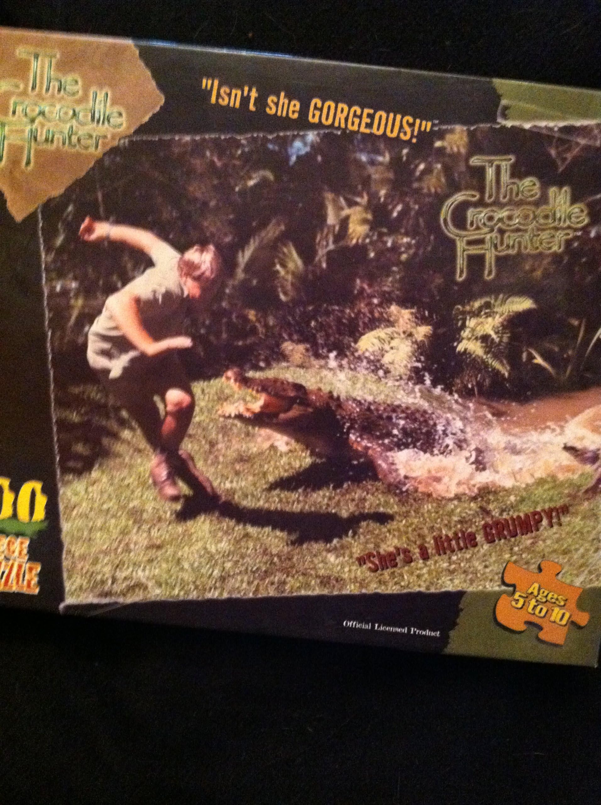 The Crocodile Hunter 100 Piece Puzzle "Isn't She Gorgeous!" 40054-1