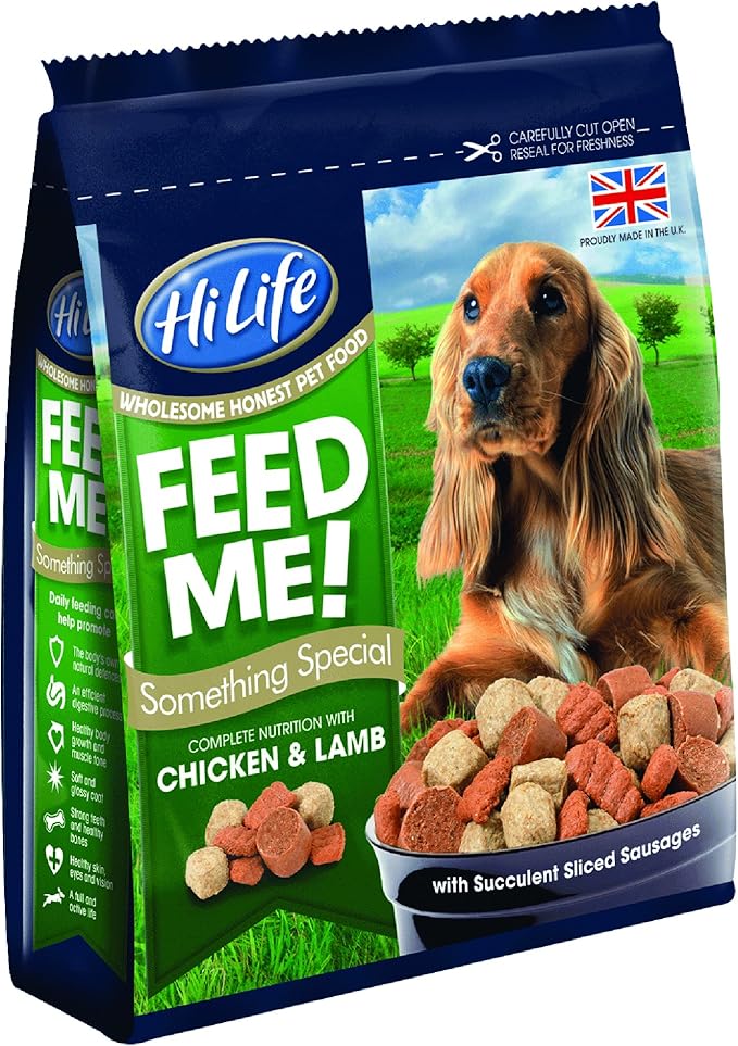 HiLife Feed Me! Something Special Dog Food with Chicken and Lamb, 800 g