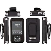 Fitted Leather Case W/Screen Protector (Lanyard Included) for Dexcom G7 / G6 Receiver (Brown)