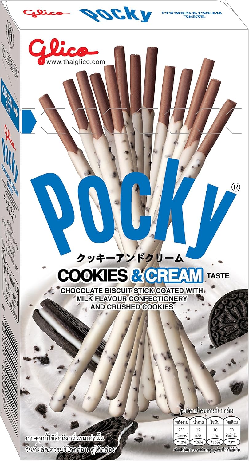 Glico Pocky Biscuit Stick, Cookies and Cream - 45g: Amazon.es: Alimentación y bebidas