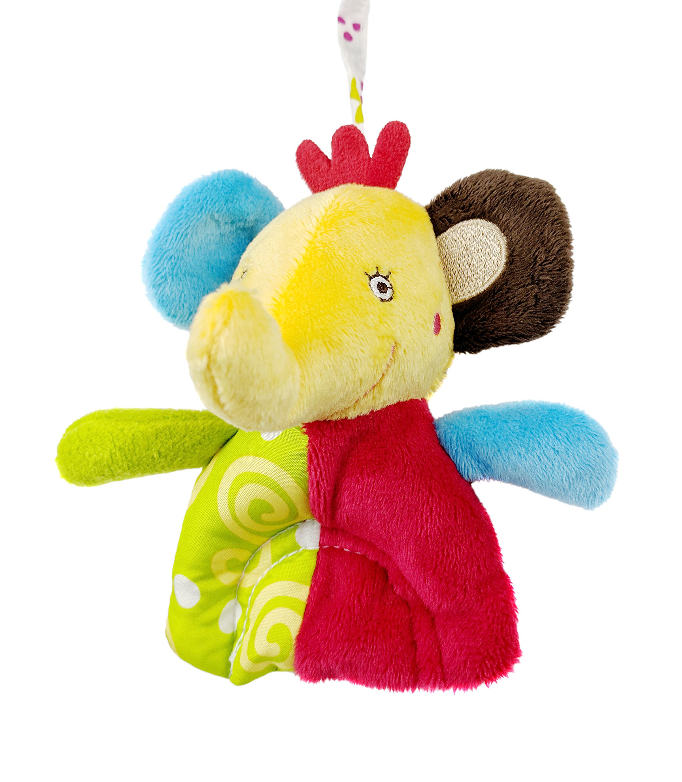 Multi-function Infant Baby Activity Plush Hanging Spiral Bed & Stroller Toy & Travel crib Activity Toy