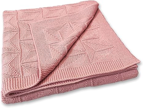 pink cotton baby blanket